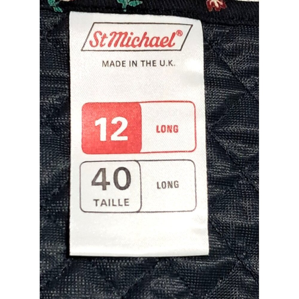 VTG St Michael UK 12L Quilted Floral Bolero & Boho Ethnic Print Skirt Set M&S Ma - Picture 2 of 12